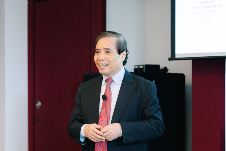 [Image] Prof Vu Minh Khuong, Practice Professor at the Lee Kuan Yew School of Public Policy, National University of Singapore,