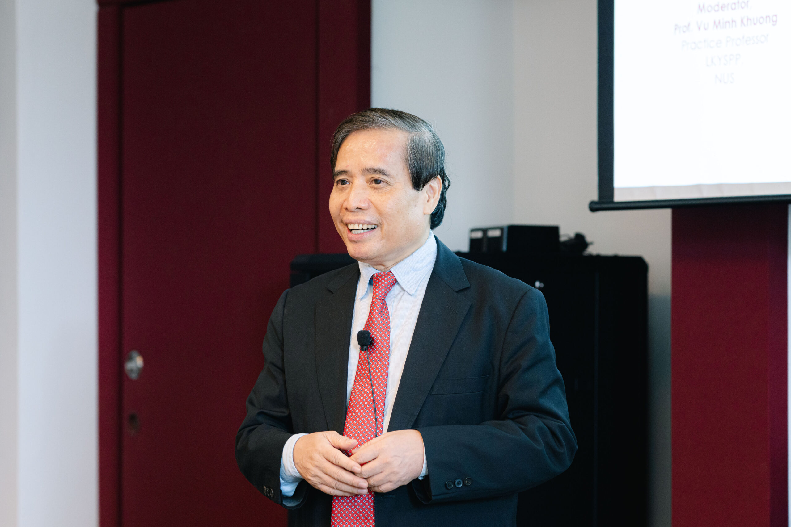 [Image] Prof Vu Minh Khuong, Practice Professor at the Lee Kuan Yew School of Public Policy, National University of Singapore,
