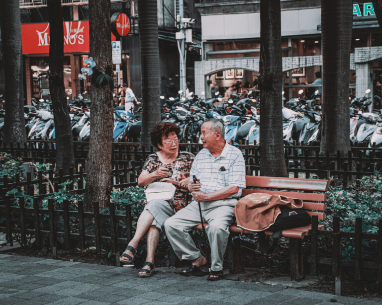 Sensors should help us living with the elderly better. Photo by Junho - Unsplash