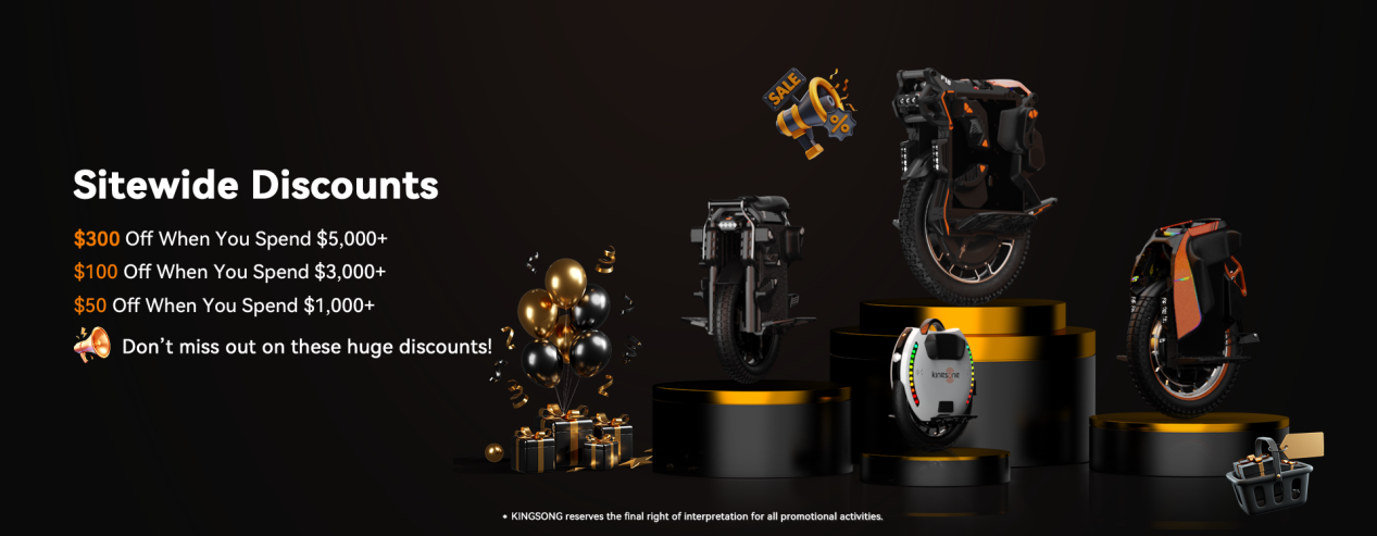 KINGSONG Sitewide Discounts
