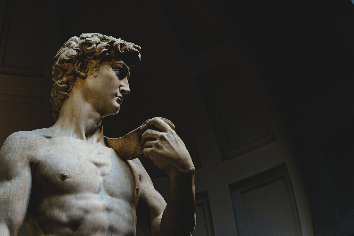 David by Michaelangelo. Photo by Giu Vicente - Unsplash