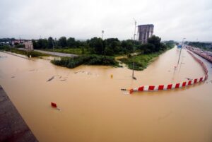 Photo of flooding in Sepang on 28 November by Bernama