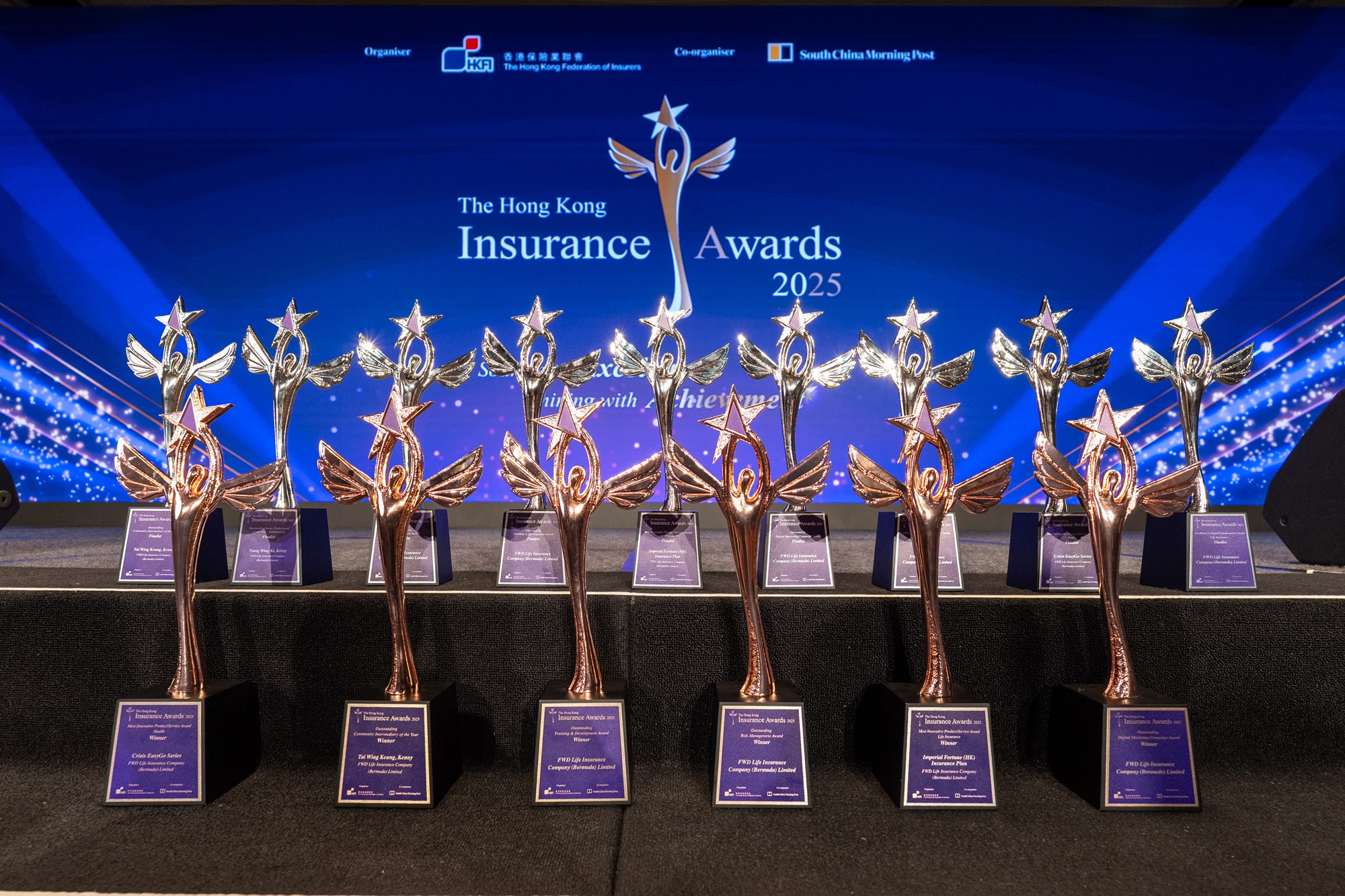 FWD’s multiple accolades at the Hong Kong Insurance Awards 2025 affirm its leadership in continuous innovation, digital transformation, and community care.