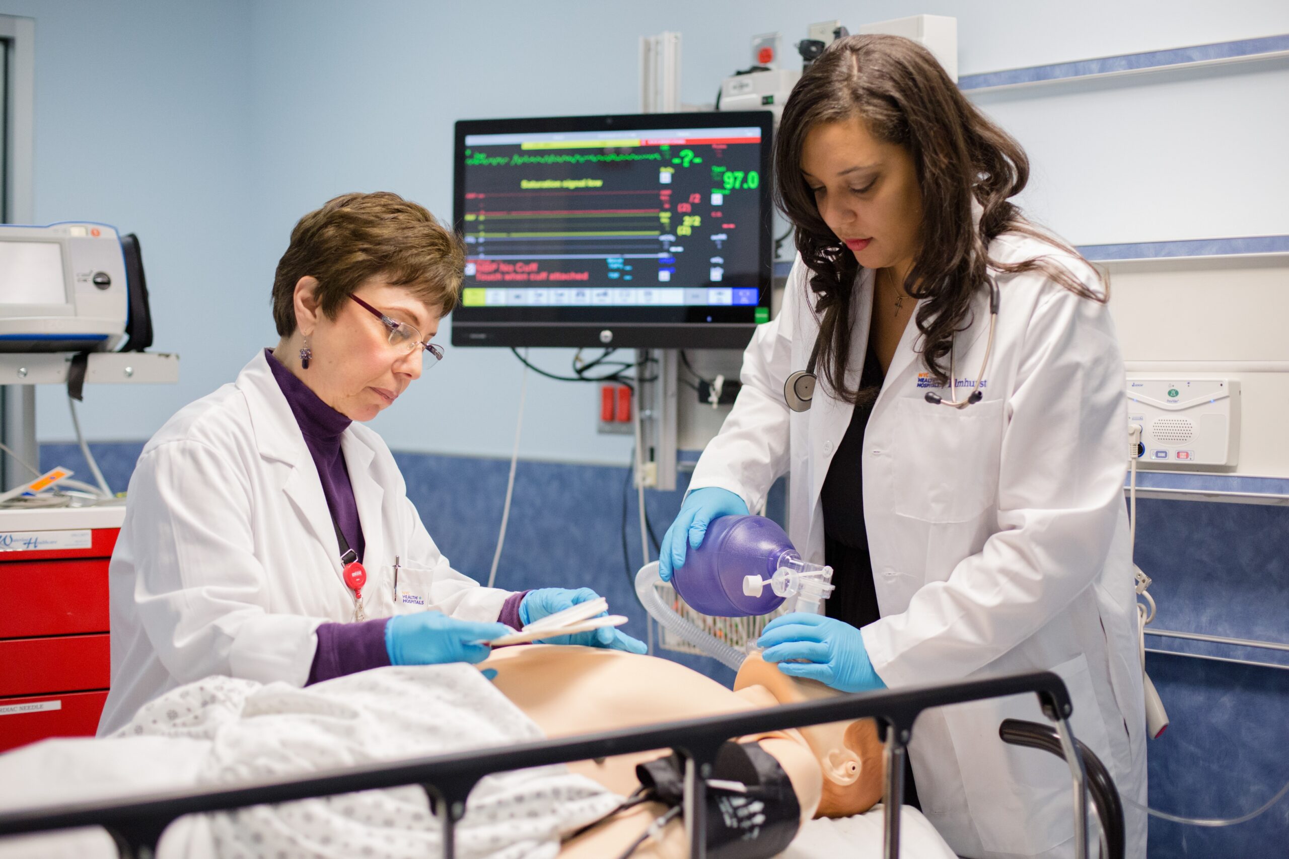 Female-student-practice-in-a-cli