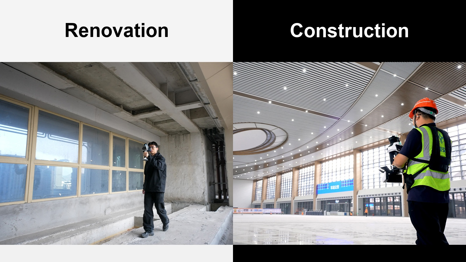 SHARE3DCAM scanners used for renovation and construction capture