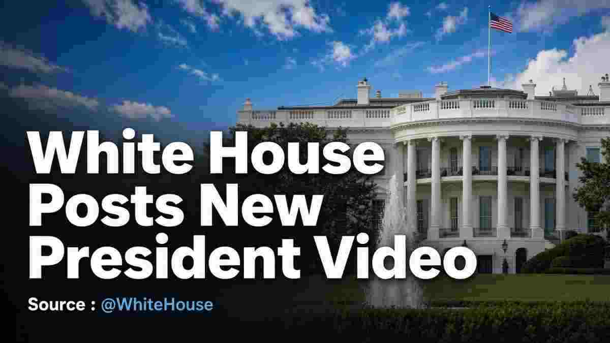 Source : @WhiteHouse