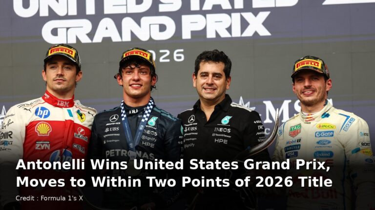 Credit : Formula 1's X