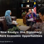 Prime Minister Datuk Seri Anwar Ibrahim meets Malaysia's incoming heads of mission at his Parliament office