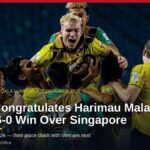 Anwar Congratulates Harimau Malaya on Stylish 6-0 Win Over Singapore