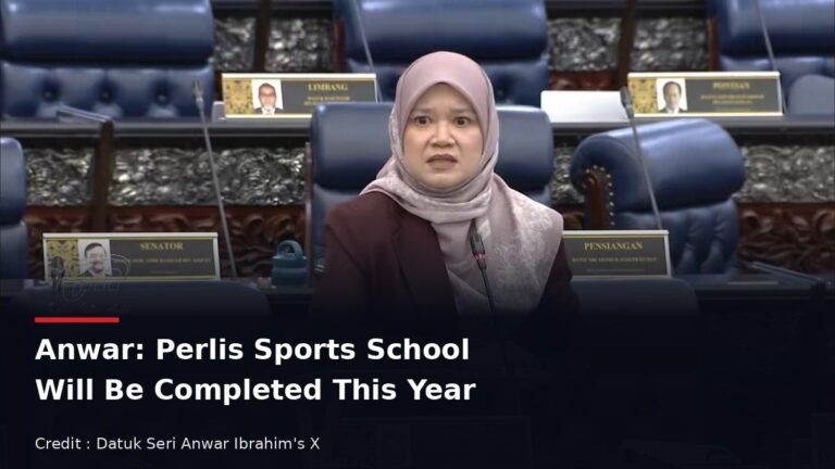 Prime Minister Datuk Seri Anwar Ibrahim on the Sekolah Sukan Malaysia Perlis project