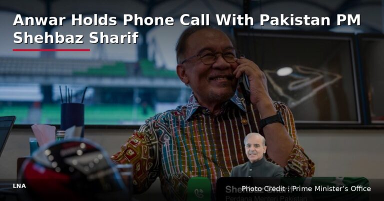Anwar Ibrahim phone call with Pakistan PM Shehbaz Sharif — LNA featured image