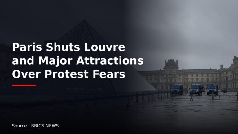 Paris shuts Louvre and other major attractions over fears of violent protests