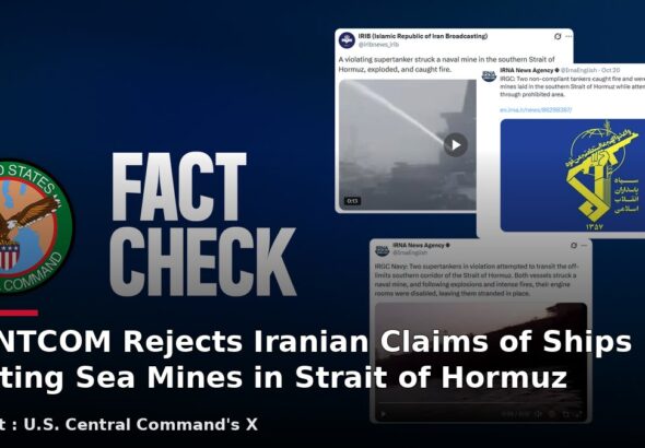 Credit : U.S. Central Command's X