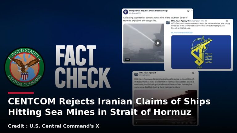 Credit : U.S. Central Command's X