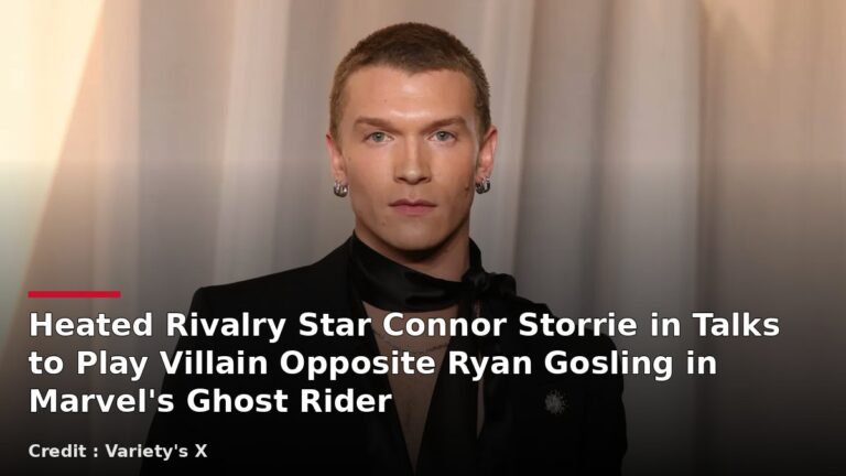 Connor Storrie. Credit : Variety's X