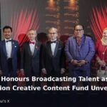 Guests on the red carpet at the Anugerah Seri Angkasa 2026 awards night in Putrajaya