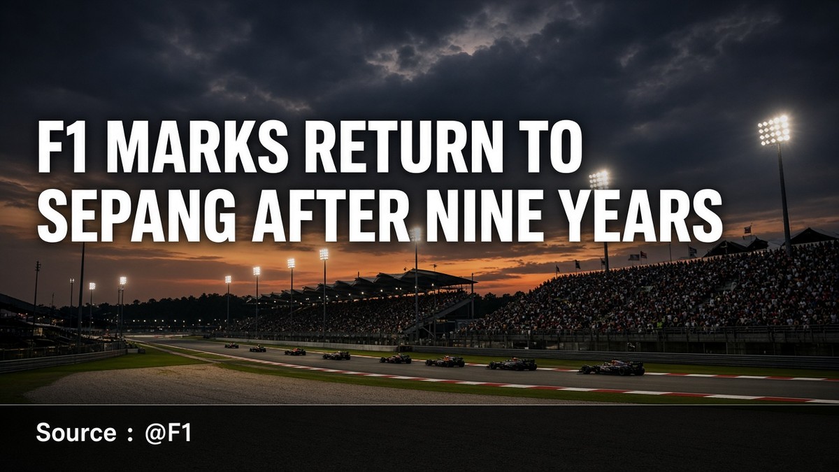 F1 Marks Return to Sepang After Nine Years