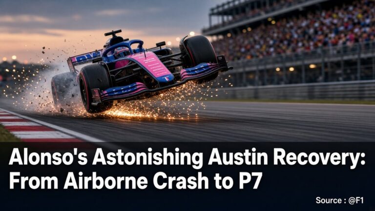 Alonso's Astonishing Austin Recovery: From Airborne Crash to P7