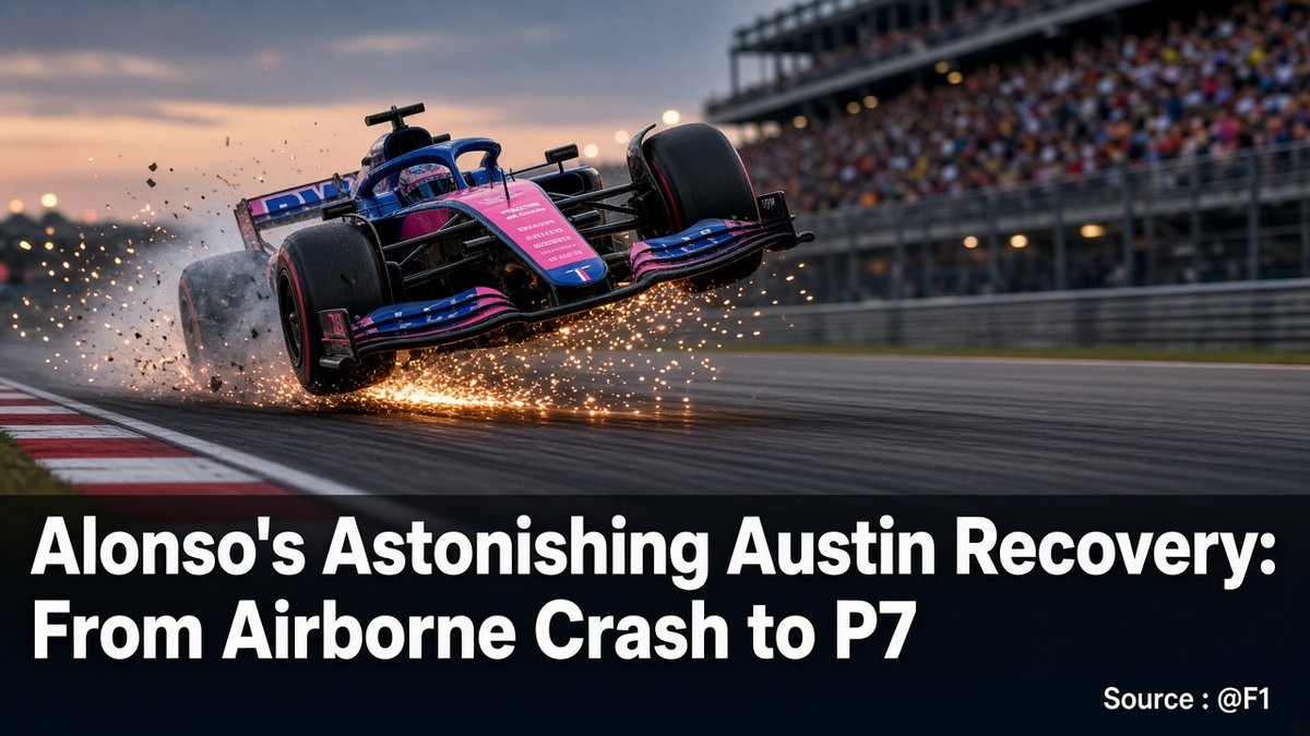 Alonso's Astonishing Austin Recovery: From Airborne Crash to P7