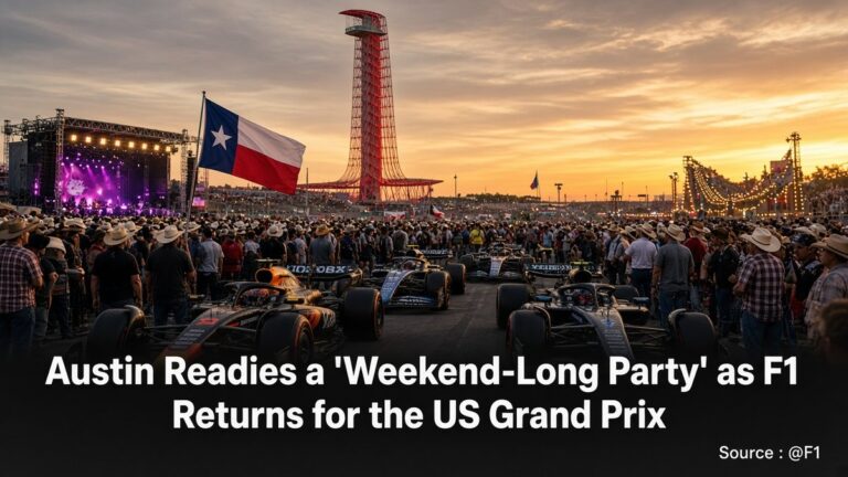Austin Readies a 'Weekend-Long Party' as F1 Returns for the US Grand Prix