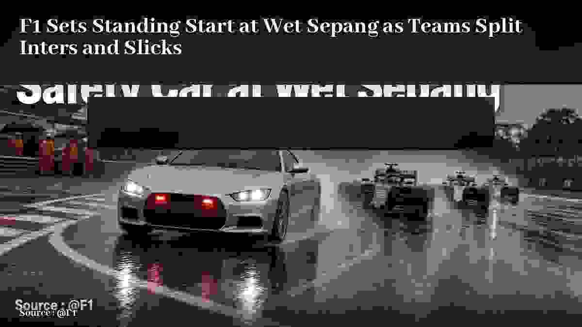 F1 standing start wet Sepang