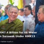 Deputy Prime Minister Datuk Amar Fadillah Yusof with the Sarawak Premier at World Rivers Day 2026 in Sibu