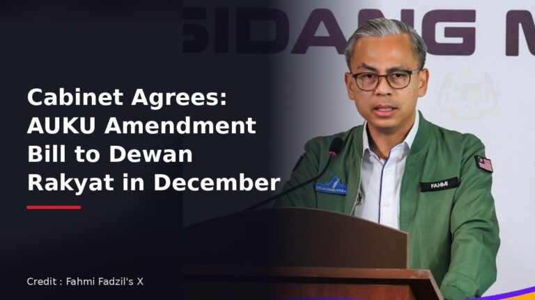 Communications Minister Fahmi Fadzil at the post-Cabinet press conference