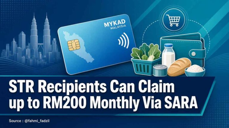 STR Recipients Can Claim Up to RM200 Monthly Via SARA