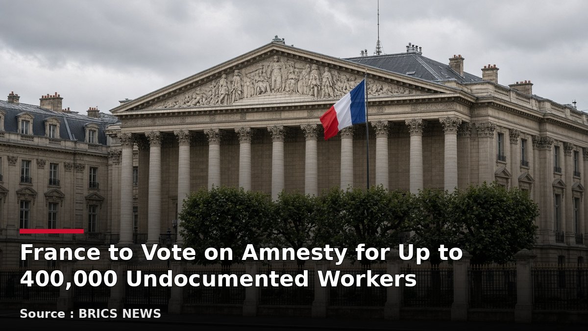 France to Vote on Amnesty for Up to 400,000 Undocumented Workers. Source : BRICS NEWS