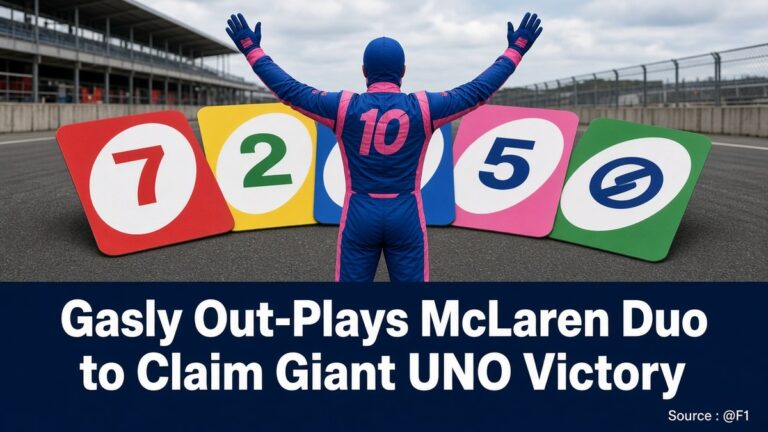 Gasly Out-Plays McLaren Duo to Claim Giant UNO Victory