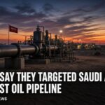 Houthis say they targeted Saudi Arabia's East-West oil pipeline. Source : BRICS NEWS