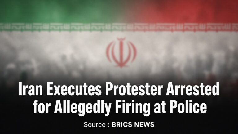 Iran Executes Protester Arrested for Allegedly Firing at Police