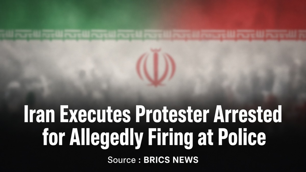 Iran Executes Protester Arrested for Allegedly Firing at Police