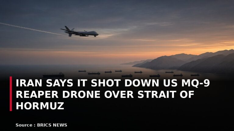 Iran Says It Shot Down US MQ-9 Reaper Drone Over Strait of Hormuz