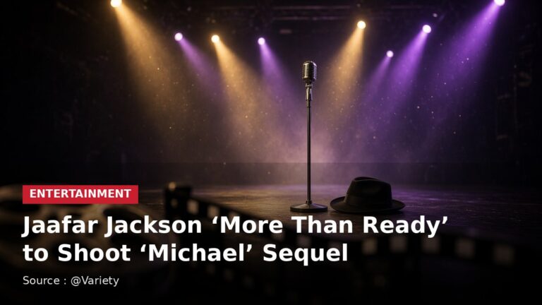 Jaafar Jackson 'More Than Ready' to Shoot 'Michael' Sequel