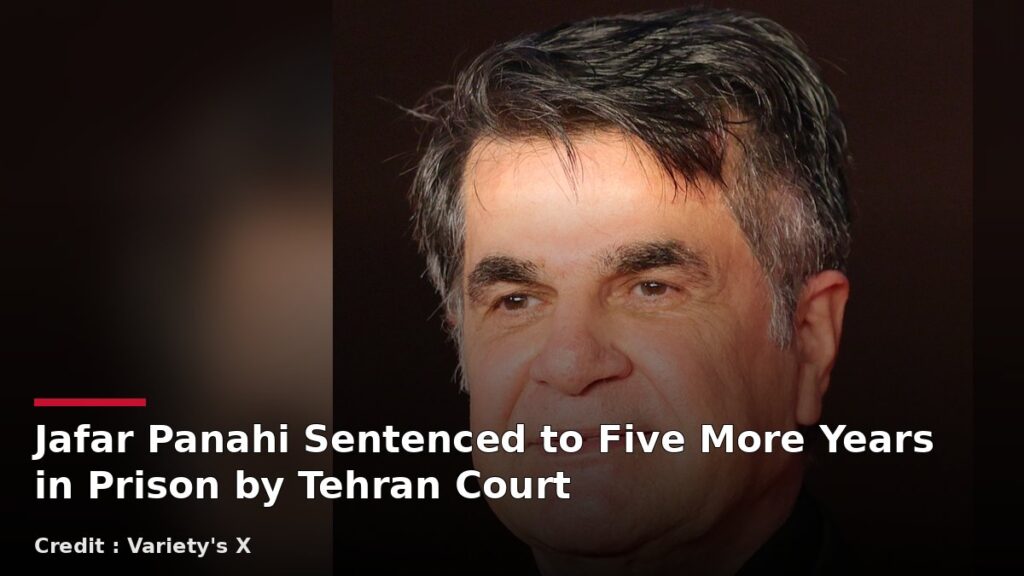 Jafar Panahi. Credit : Variety's X