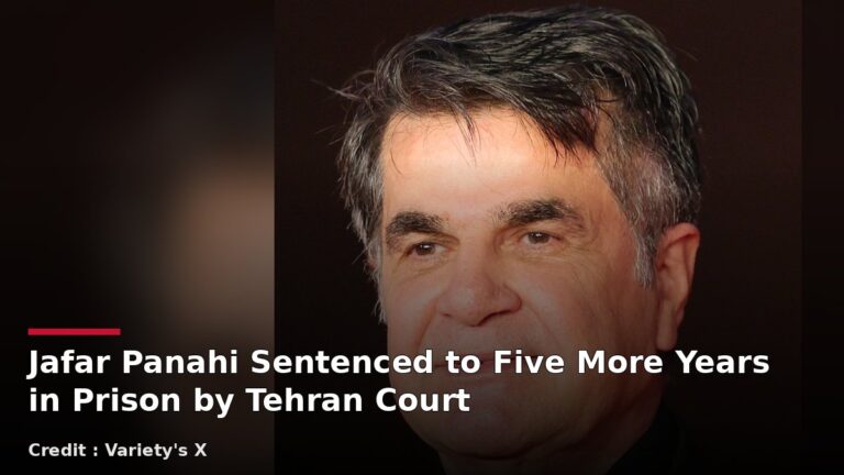 Jafar Panahi. Credit : Variety's X