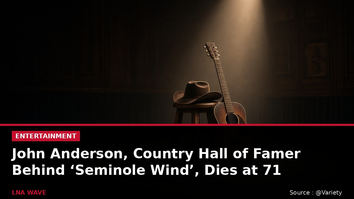 John Anderson, Country Hall of Famer Behind ‘Seminole Wind’, Dies at 71