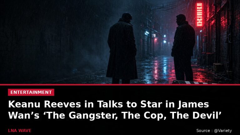 Keanu Reeves in Talks to Star in James Wan’s ‘The Gangster, The Cop, The Devil’
