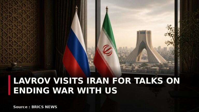 Lavrov Visits Iran for Talks on Ending War With US