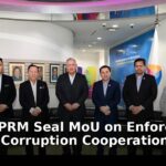 MCMC and SPRM officials at MoU ceremony in Cyberjaya. Photo Credit: MCMC