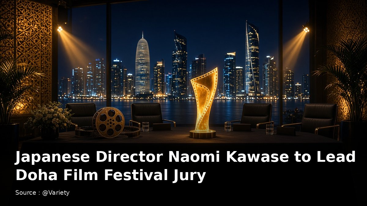 Japanese Director Naomi Kawase to Lead Doha Film Festival Jury. Source : @Variety