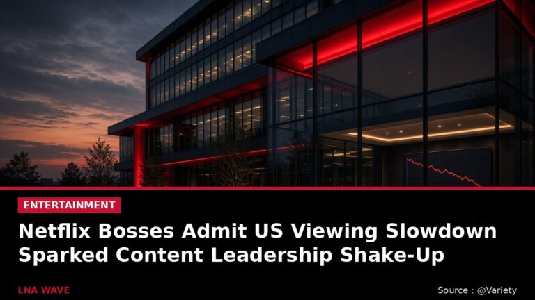 Netflix Bosses Admit US Viewing Slowdown Sparked Content Leadership Shake-Up