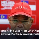 PH secretary-general Saifuddin Nasution Ismail at a press conference in Melaka. Credit : Bernama