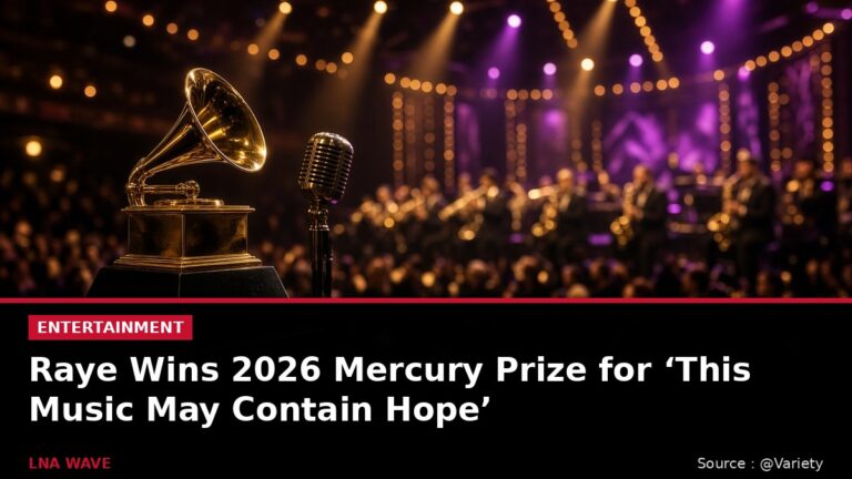 Raye Wins 2026 Mercury Prize for ‘This Music May Contain Hope’