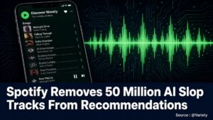 Spotify Removes 50 Million AI Slop Tracks From Recommendations