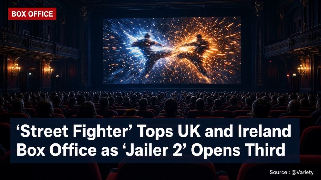 Street Fighter tops UK and Ireland box office as Jailer 2 opens third