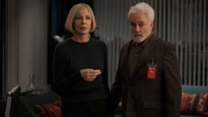 Allison Janney and Bradley Whitford in a scene from The Diplomat Season 4