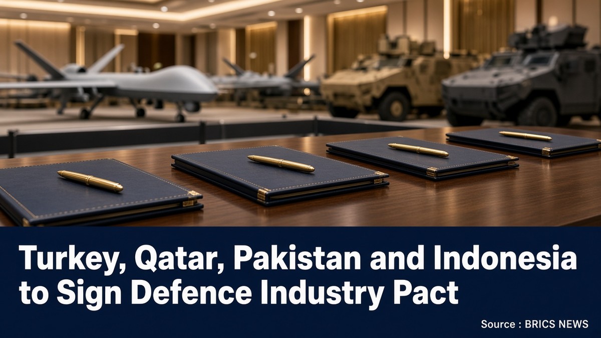 Turkey, Qatar, Pakistan and Indonesia to Sign Defence Industry Pact