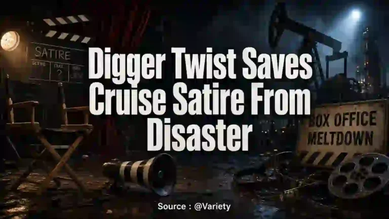 Digger Twist Saves Cruise Satire From Disaster